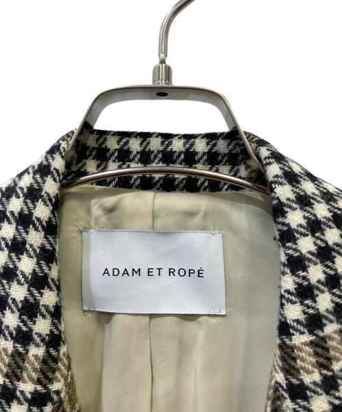 Adam et Rope（アダム エ ロペ）Adam et Rope (アダム エ ロペ) コート ブラック×ベージュ サイズ:Freeの古着・服飾アイテム