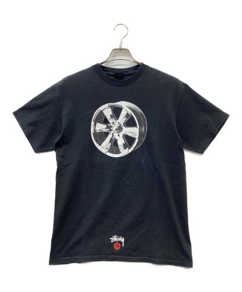 stussy（ステューシー）stussy (ステューシー) 半袖カットソー ブラック サイズ:Mの古着・服飾アイテム
