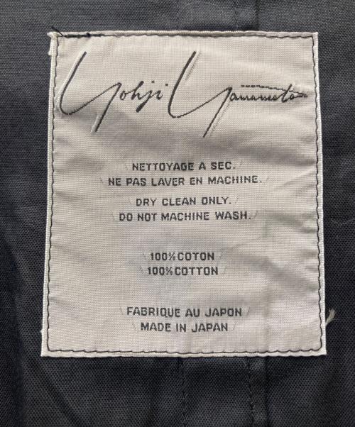 YOHJI YAMAMOTO（ヨウジヤマモト）YOHJI YAMAMOTO (ヨウジヤマモト) ワークコート ブラック サイズ:Ｆの古着・服飾アイテム
