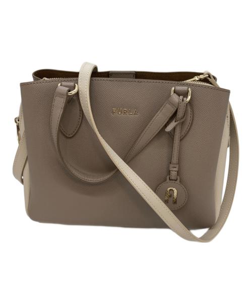 FURLA（フルラ）FURLA (フルラ) 2WAYバッグ グレーの古着・服飾アイテム