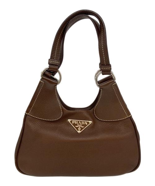 PRADA（プラダ）PRADA (プラダ) ハンドバッグ ブラウンの古着・服飾アイテム