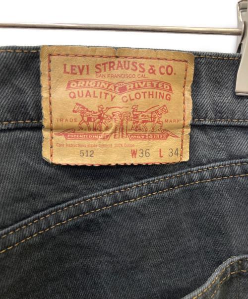 LEVI'S（リーバイス）LEVI'S (リーバイス) ブラックデニム ブラック サイズ:SIZE 91cm(W 36)の古着・服飾アイテム