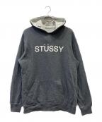stussyステューシー）の古着「リバーシブルパーカー」｜グレー