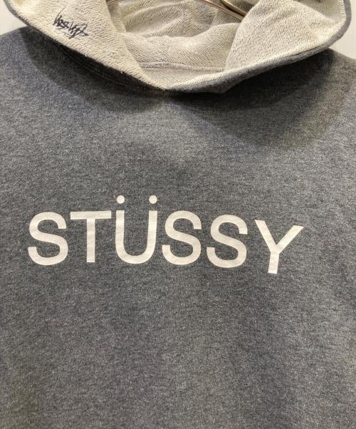 stussy（ステューシー）stussy (ステューシー) リバーシブルパーカー グレー サイズ:XLの古着・服飾アイテム