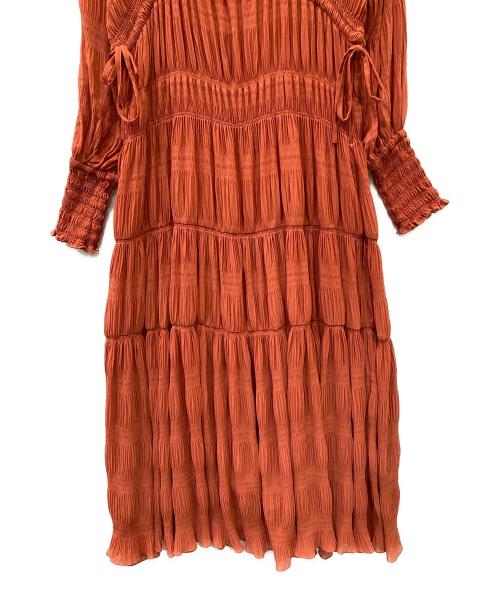 Ameri（アメリ）AMERI (アメリ) 長袖ワンピース オレンジ サイズ:SIZE Sの古着・服飾アイテム