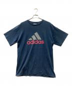 adidasアディダス）の古着「半袖カットソー」｜ネイビー