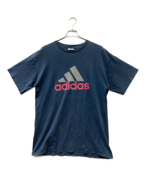 adidas（アディダス）adidas (アディダス) 半袖カットソー ネイビー サイズ:SIZE Mの古着・服飾アイテム