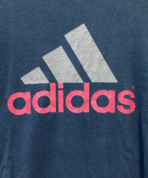 adidas（アディダス）adidas (アディダス) 半袖カットソー ネイビー サイズ:SIZE Mの古着・服飾アイテム