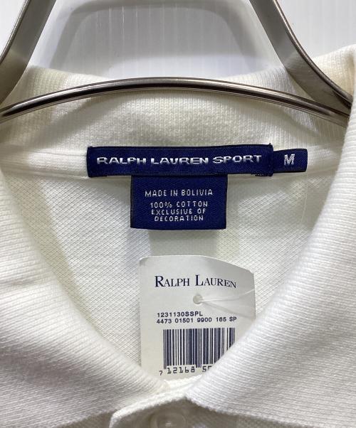RALPH LAUREN SPORT（ラルフローレン スポーツ）RALPH LAUREN SPORT (ラルフローレン スポーツ) ポロシャツ ホワイト サイズ:Mの古着・服飾アイテム