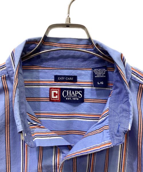 CHAPS（チャップス）CHAPS (チャップス) 長袖シャツ スカイブルー サイズ:Ｌの古着・服飾アイテム