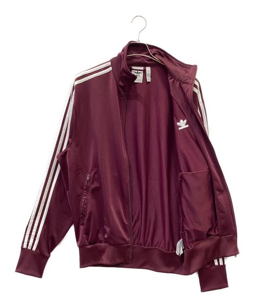 adidas（アディダス）adidas (アディダス) アディカラー クラシックス ファイヤーバード トラックトップ エンジ×ホワイト サイズ:XLの古着・服飾アイテム