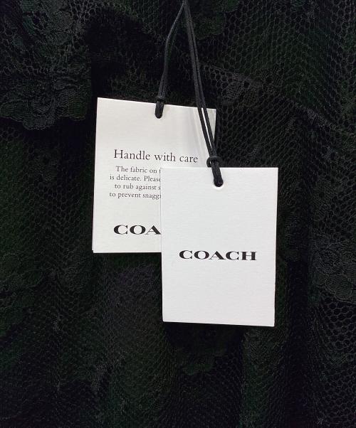 COACH（コーチ）COACH (コーチ) ノースリーブワンピース ブラック サイズ:SIZE 0 未使用品の古着・服飾アイテム