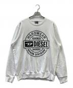 DIESELディーゼル）の古着「クルーネックスウェット」｜ホワイト