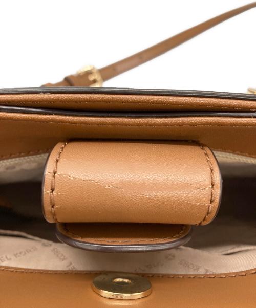 MICHAEL KORS（マイケルコース）MICHAEL KORS (マイケルコース) 2WAYバッグ ベージュ×ブラウンの古着・服飾アイテム