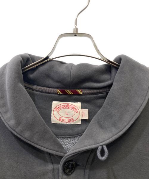 BROOKS BROTHERS（ブルックスブラザーズ）BROOKS BROTHERS (ブルックスブラザーズ) カーディガンジャケット ライトグレー サイズ:SIZE Lの古着・服飾アイテム