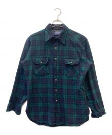 PENDLETON（ペンドルトン）の古着「長袖シャツ」｜グリーン×ネイビー