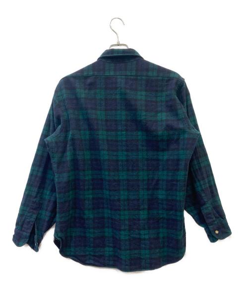 PENDLETON（ペンドルトン）PENDLETON (ペンドルトン) 長袖シャツ グリーン×ネイビー サイズ:SIZE Lの古着・服飾アイテム