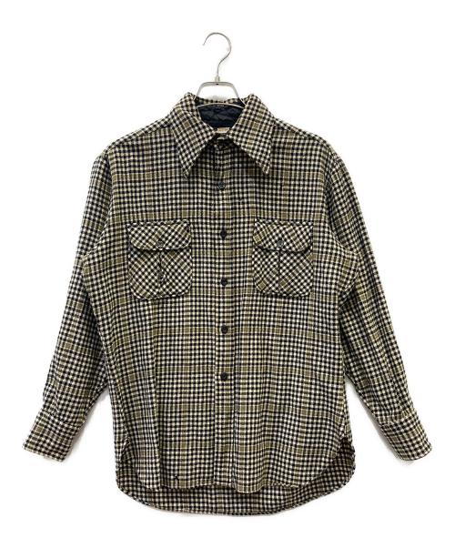 PENDLETON（ペンドルトン）PENDLETON (ペンドルトン) 長袖シャツ ブラック×カーキ サイズ:SIZE Lの古着・服飾アイテム