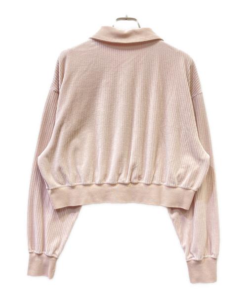 NIKE（ナイキ）NIKE (ナイキ) ベロアクロップド セットアップ ピンク サイズ:Fの古着・服飾アイテム