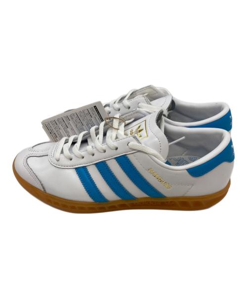 adidas（アディダス）adidas (アディダス) ローカットスニーカー スカイブルー×ホワイト サイズ:25cmの古着・服飾アイテム