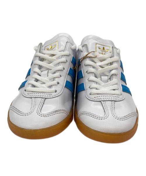 adidas（アディダス）adidas (アディダス) ローカットスニーカー スカイブルー×ホワイト サイズ:25cmの古着・服飾アイテム