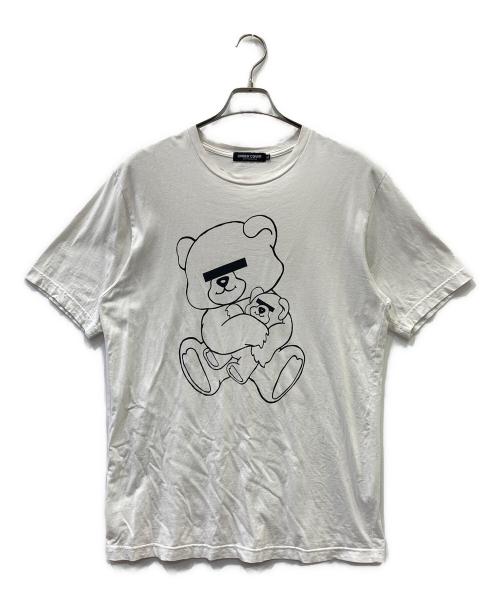 UNDERCOVER（アンダーカバー）UNDERCOVER (アンダーカバー) 半袖カットソー ホワイト×ブラック サイズ:SIZE XLの古着・服飾アイテム