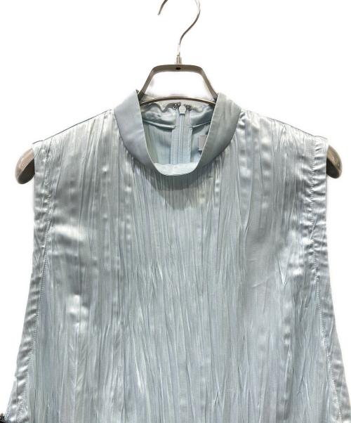 Lautashi（ラウタシー）Lautashi (ラウタシー) ノースリーブワンピース スカイブルー サイズ:SIZE 2の古着・服飾アイテム
