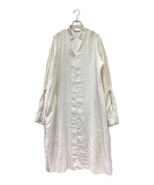 Lautashi（ラウタシー）Lautashi (ラウタシー) 長袖ワンピース アイボリー サイズ:不明の古着・服飾アイテム