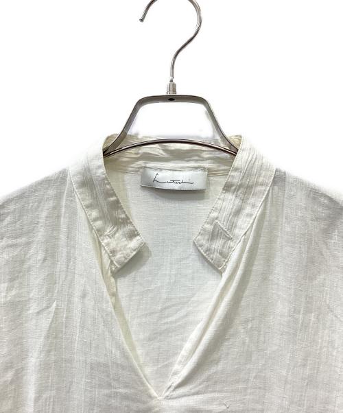 Lautashi（ラウタシー）Lautashi (ラウタシー) 長袖ワンピース アイボリー サイズ:不明の古着・服飾アイテム
