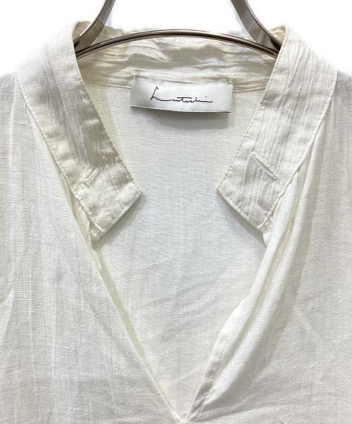 Lautashi（ラウタシー）Lautashi (ラウタシー) 長袖ワンピース アイボリー サイズ:不明の古着・服飾アイテム