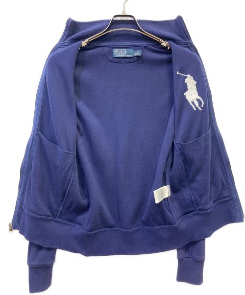 POLO RALPH LAUREN（ポロ・ラルフローレン）POLO RALPH LAUREN (ポロ・ラルフローレン) ブルゾン ネイビー サイズ:XSの古着・服飾アイテム