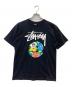stussy（ステューシー）の古着「半袖カットソー」｜ブラック