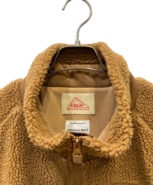 KELTY（ケルティ）KELTY (ケルティ) Samansa Mos2 (サマンサモスモス) ボアジャケット ブラウン サイズ:Freeの古着・服飾アイテム