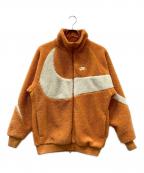 NIKEナイキ）の古着「ボアジャケット」｜オレンジ