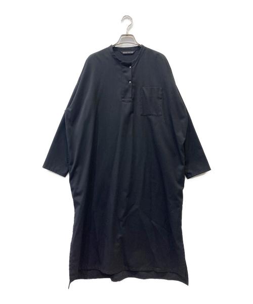 mizuiro-ind（ミズイロインド）mizuiro-ind (ミズイロインド) 長袖ワンピース ブラック サイズ:FREEの古着・服飾アイテム