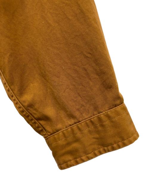 Gymphlex（ジムフレックス）Gymphlex (ジムフレックス) 長袖シャツワンピース ブラウン サイズ:FREEの古着・服飾アイテム