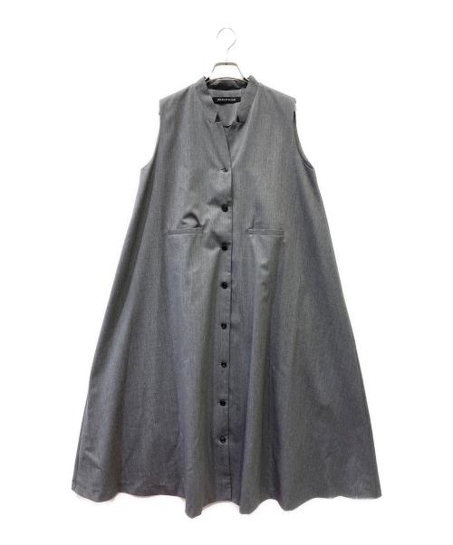 mizuiro-ind（ミズイロインド）mizuiro-ind (ミズイロインド) ロングジレ グレー サイズ:不明の古着・服飾アイテム