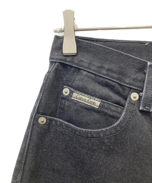 Calvin Klein（カルバンクライン）Calvin Klein (カルバンクライン) デニムパンツ ブラック サイズ:size 7の古着・服飾アイテム