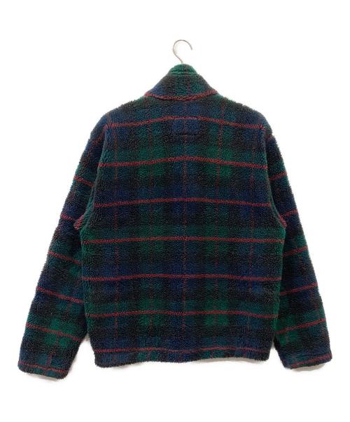 WOOLRICH（ウールリッチ）WOOLRICH (ウールリッチ) フリースジャケット グリーン×レッド サイズ:SIZE Mの古着・服飾アイテム