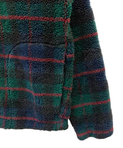 WOOLRICH（ウールリッチ）WOOLRICH (ウールリッチ) フリースジャケット グリーン×レッド サイズ:SIZE Mの古着・服飾アイテム