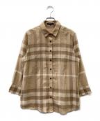 BURBERRY LONDONバーバリーロンドン）の古着「長袖シャツ」｜ブラウン
