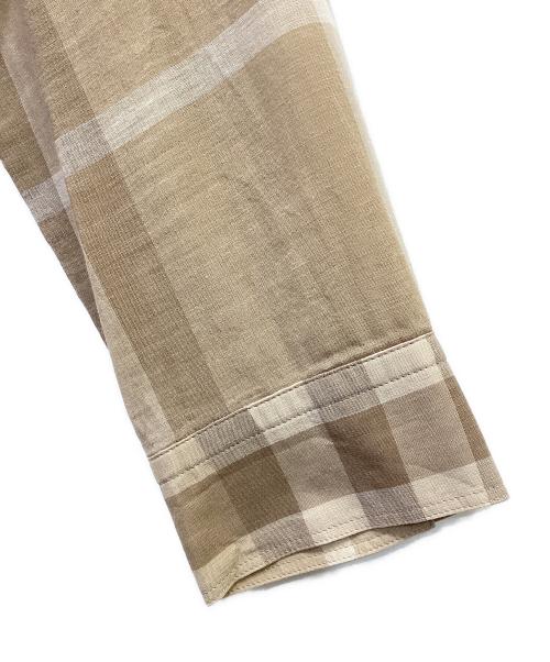 BURBERRY LONDON（バーバリーロンドン）BURBERRY LONDON (バーバリーロンドン) 長袖シャツ ブラウン サイズ:SIZE 42の古着・服飾アイテム