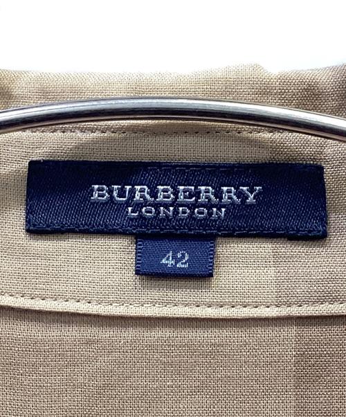 BURBERRY LONDON（バーバリーロンドン）BURBERRY LONDON (バーバリーロンドン) 長袖シャツ ブラウン サイズ:SIZE 42の古着・服飾アイテム