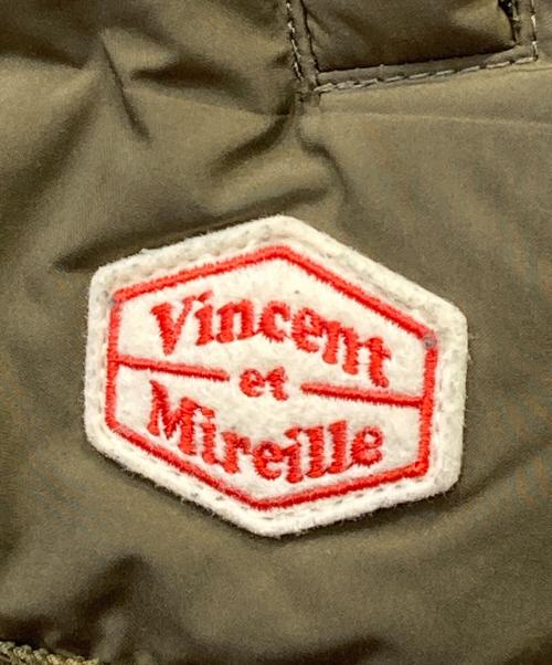 VINCENT ET MIREILLE（ヴァンソンエミレイユ）VINCENT ET MIREILLE (ヴァンソンエミレイユ) 中綿ベスト オリーブ サイズ:40の古着・服飾アイテム