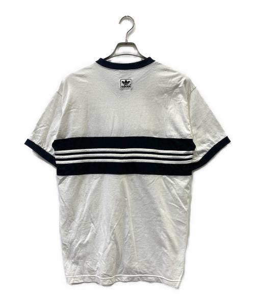 adidas（アディダス）adidas (アディダス) 半袖カットソー ホワイト サイズ:SIZE Lの古着・服飾アイテム