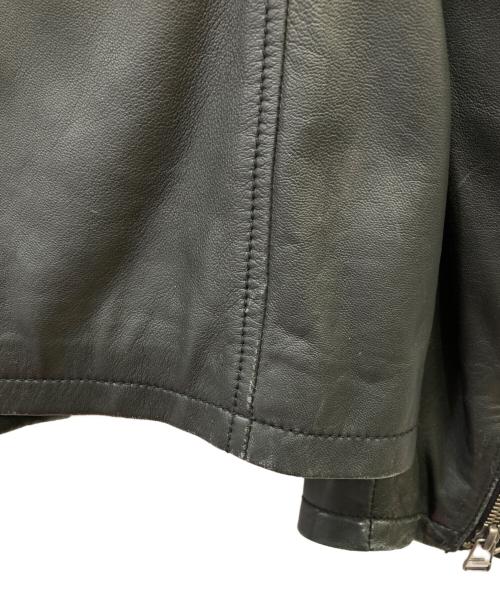 SHIPS JET BLUE（シップスジェットブルー）SHIPS JET BLUE (シップスジェットブルー) レザージャケット ブラック サイズ:SIZE Lの古着・服飾アイテム