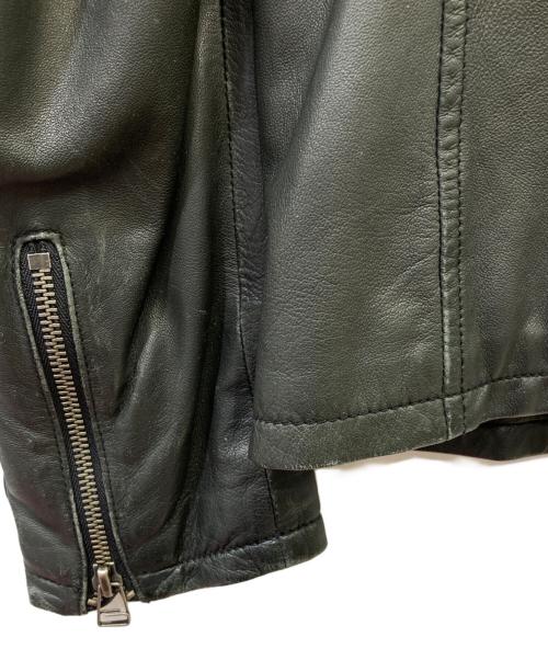 SHIPS JET BLUE（シップスジェットブルー）SHIPS JET BLUE (シップスジェットブルー) レザージャケット ブラック サイズ:SIZE Lの古着・服飾アイテム