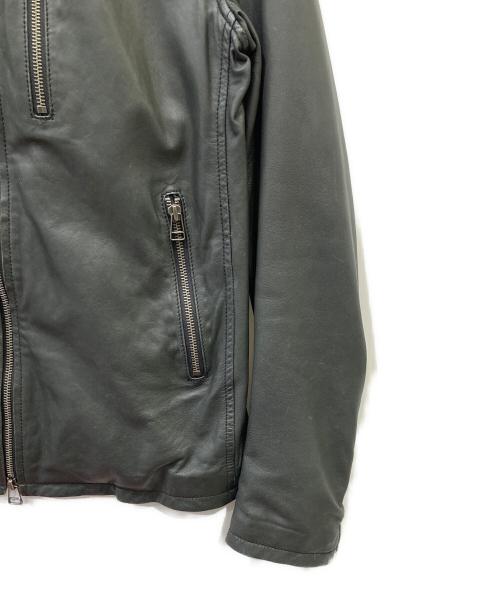 SHIPS JET BLUE（シップスジェットブルー）SHIPS JET BLUE (シップスジェットブルー) レザージャケット ブラック サイズ:SIZE Lの古着・服飾アイテム