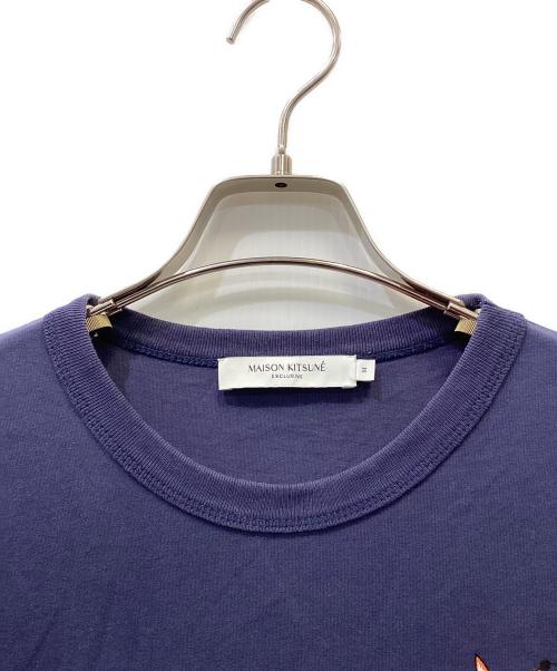 maison kitsune（メゾンキツネ）maison kitsune (メゾンキツネ) 半袖カットソー ネイビー サイズ:Mの古着・服飾アイテム