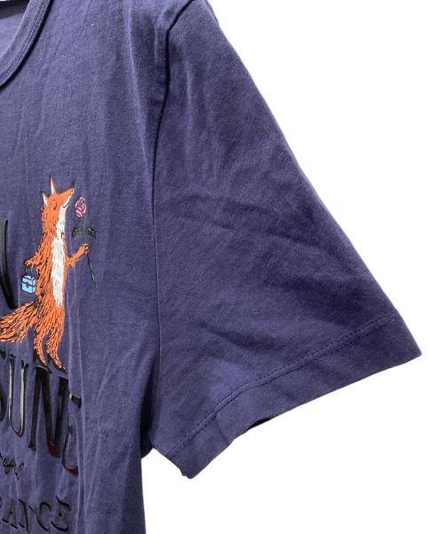maison kitsune（メゾンキツネ）maison kitsune (メゾンキツネ) 半袖カットソー ネイビー サイズ:Mの古着・服飾アイテム